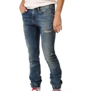TOMMY HILFIGER slim fit ripped denim jeans